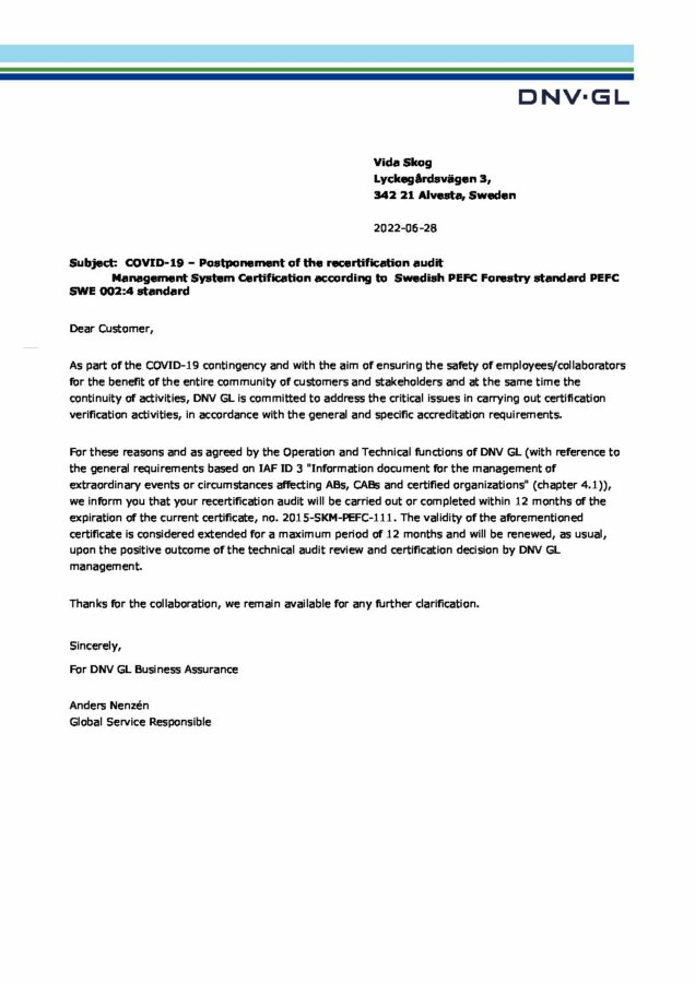 test1Extension letter Vida Skog 2022-06-28